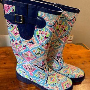 Sakroots Rain Boot Multi Colored Size 10